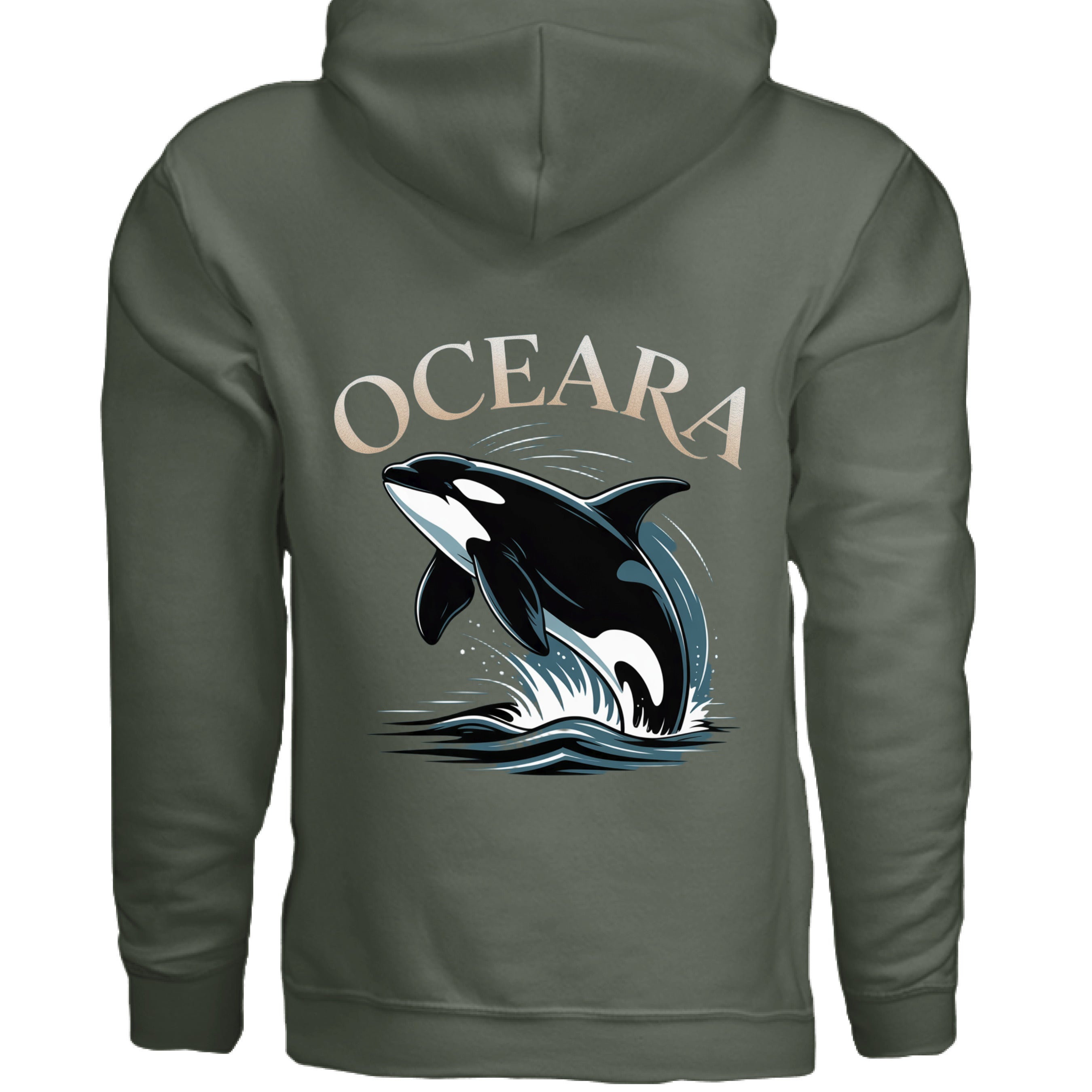 MILITARY GREEN - BACK